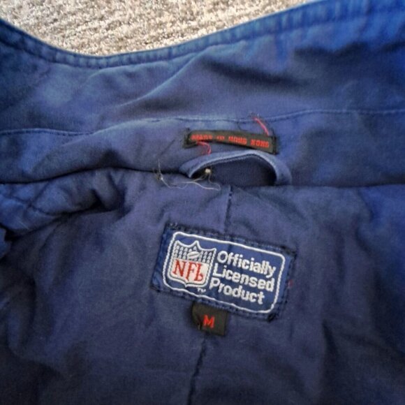 Vintage Dallas Cowboys NFL Stadium Coat Parka Member Club Mens Medium Rare Warm - Picture 10 of 12